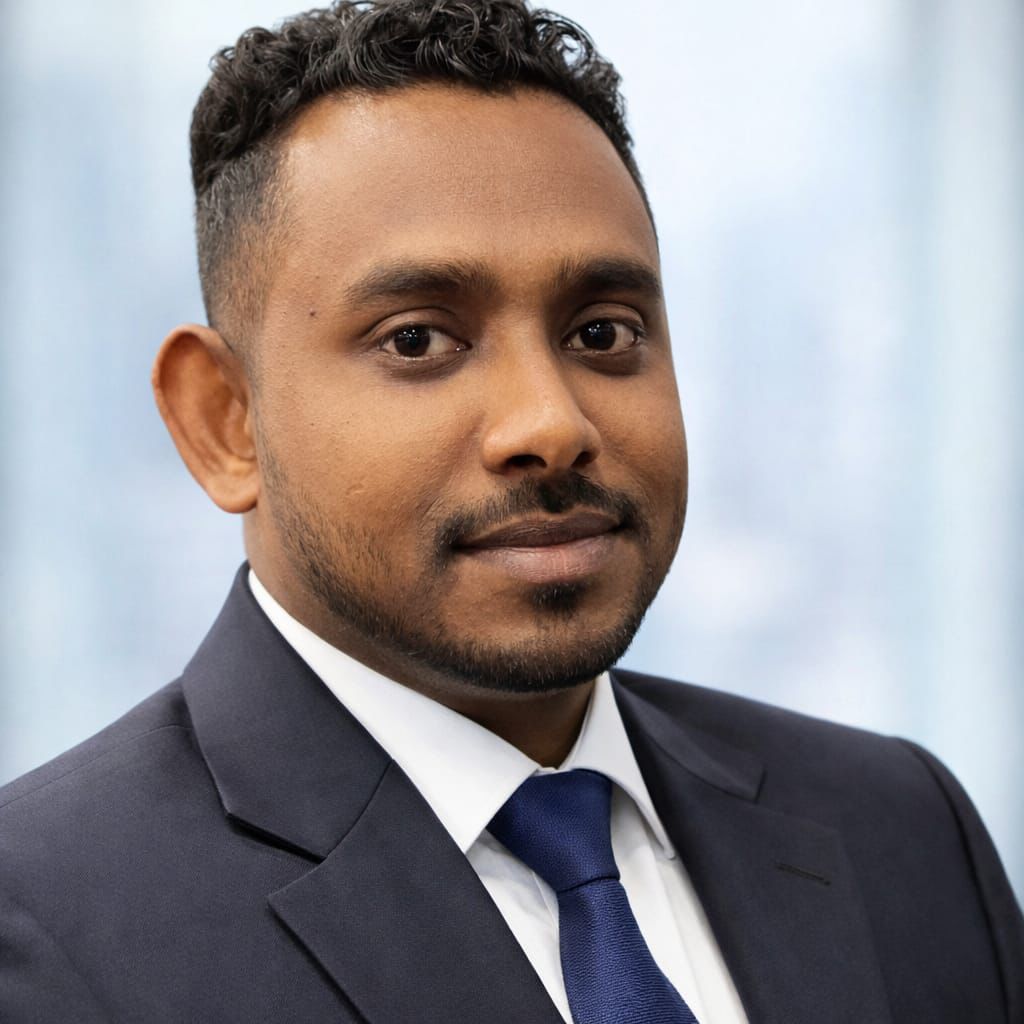 Portrait of Mr. Chathura Warapitiya, Assistant Manager - Sales and Marketing.